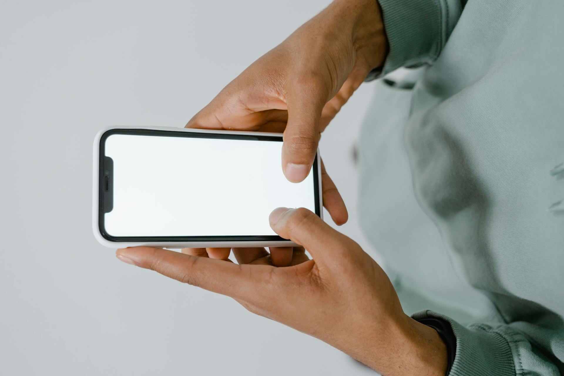 Man holding a phone